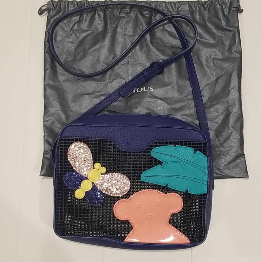 RARE! 🤩 TOUS Blue Mesh Bag